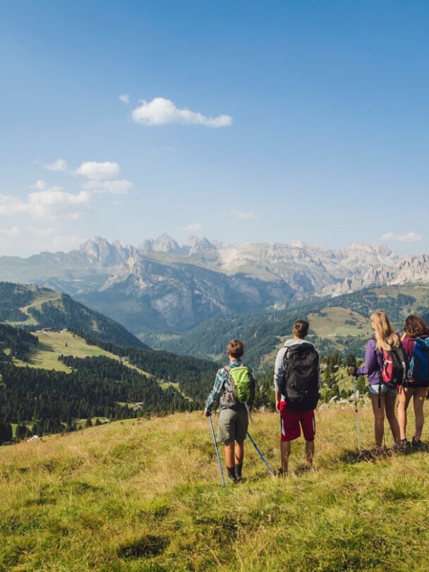 Dolomites hiking hut to hut
