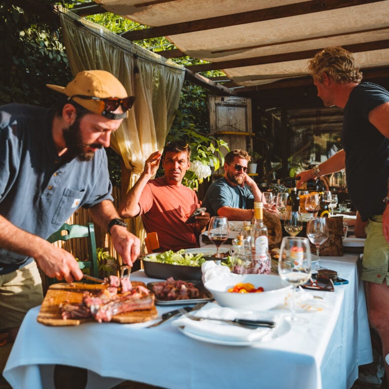 lunch time tuscany