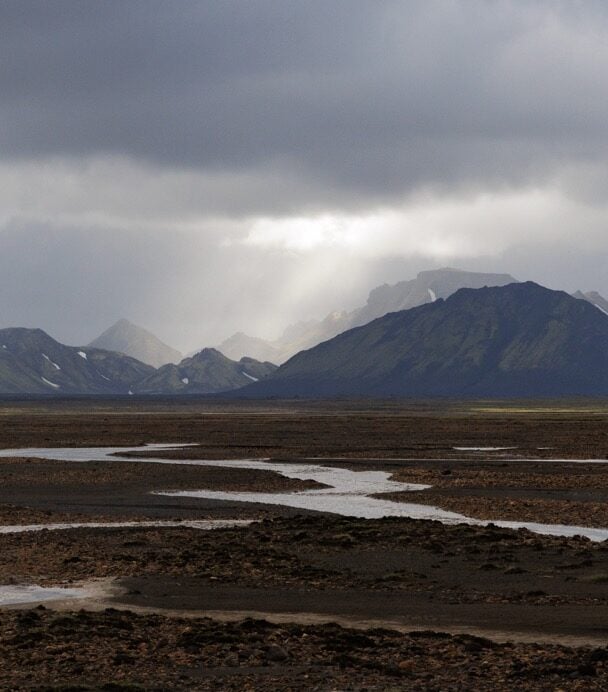 Iceland highlands hiking tour