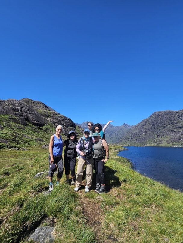 women hiking scotland holidays