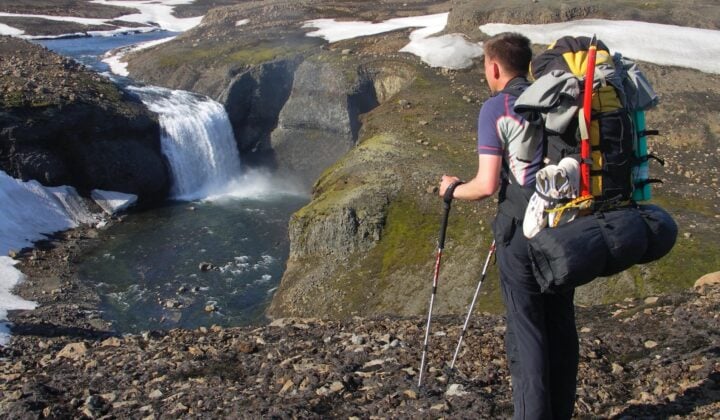 backpacking charcoal trail