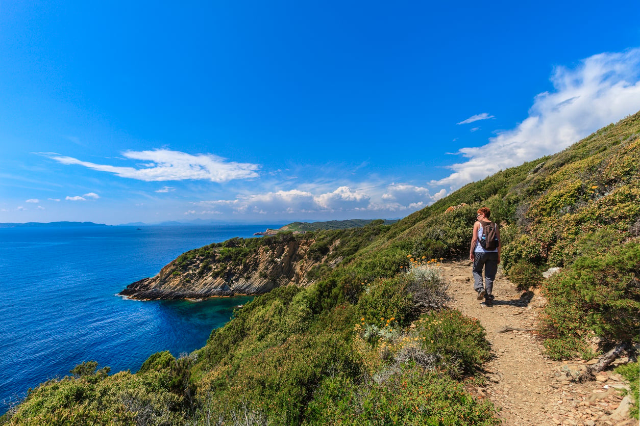 hiking stunning french riviera