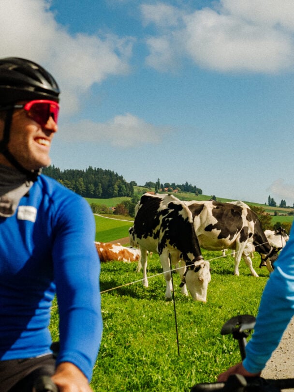 sunny day ride switzerland