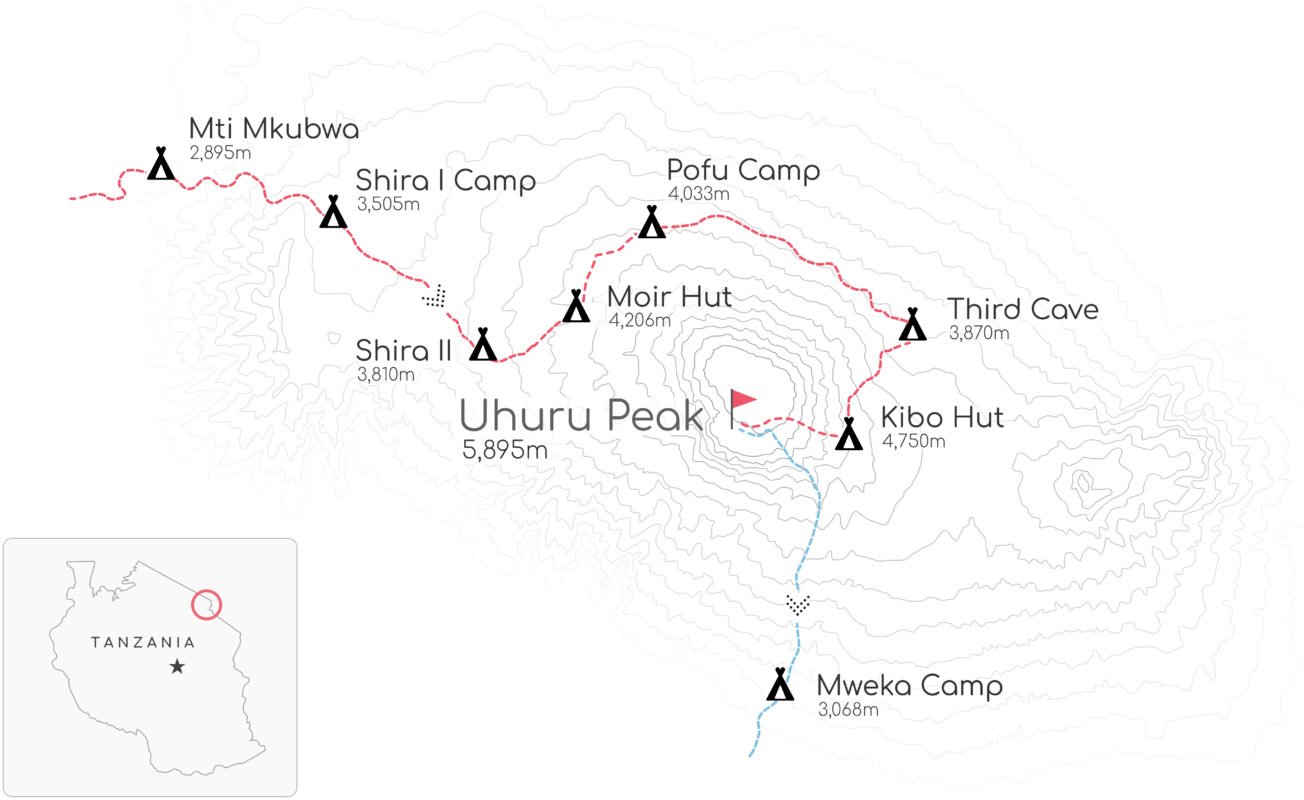 northern circuit map