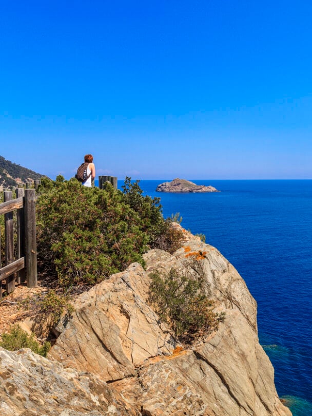 hiking stunning french riviera