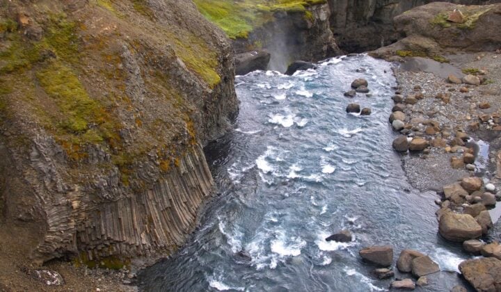waterfall charcoal trail