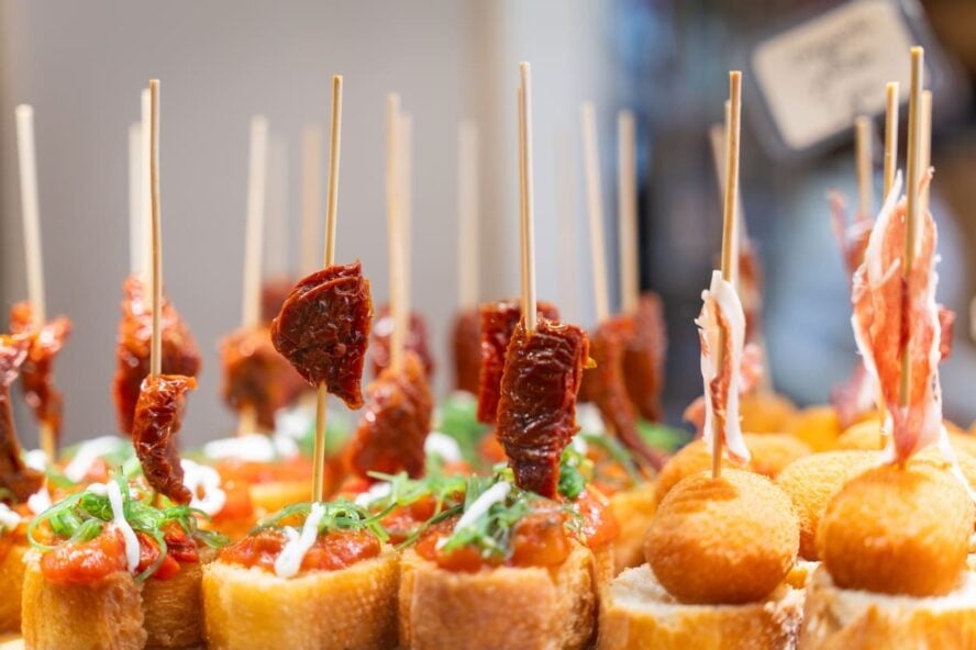 Basque pintxos
