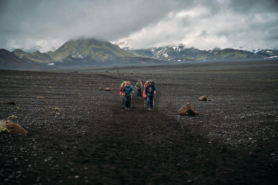 Black desert in Iceland