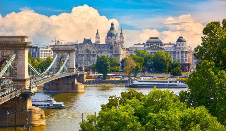 budapest bridge day