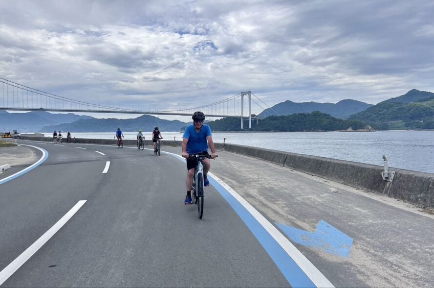 Coastal cycling in Japan