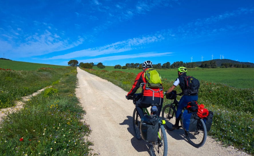 A couple of bikers at the Camino