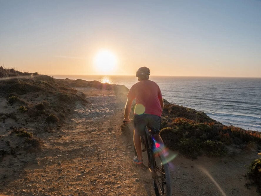 Cycling the Camino on a sunny day