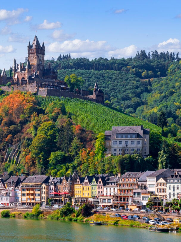 bikes relaxing moselle castle