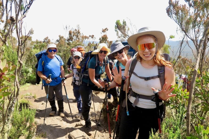 Happy hiking on Kilimanjaro