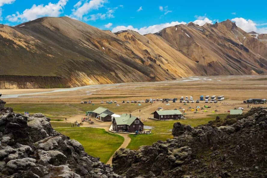 Landmannalaugar camping