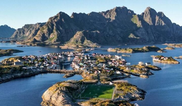 Lofoten wide panorama