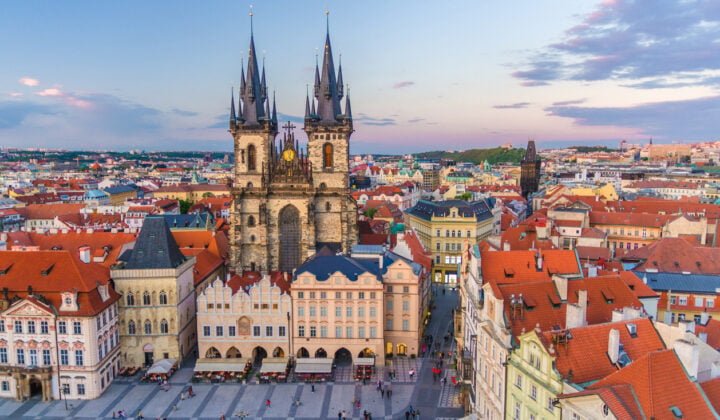 prague cityscape