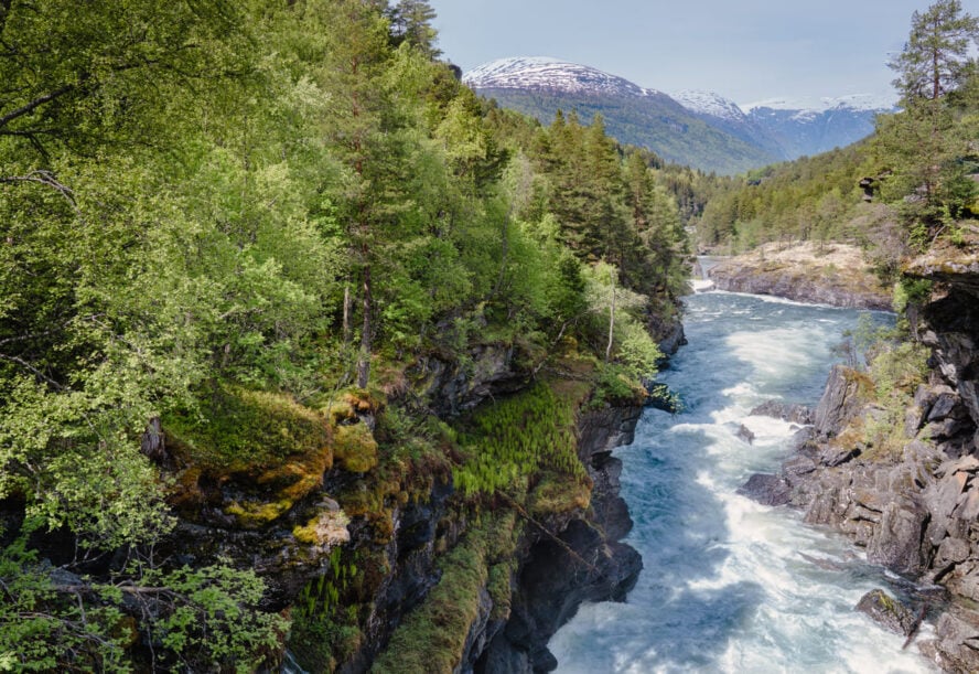 Rauma river in Norway