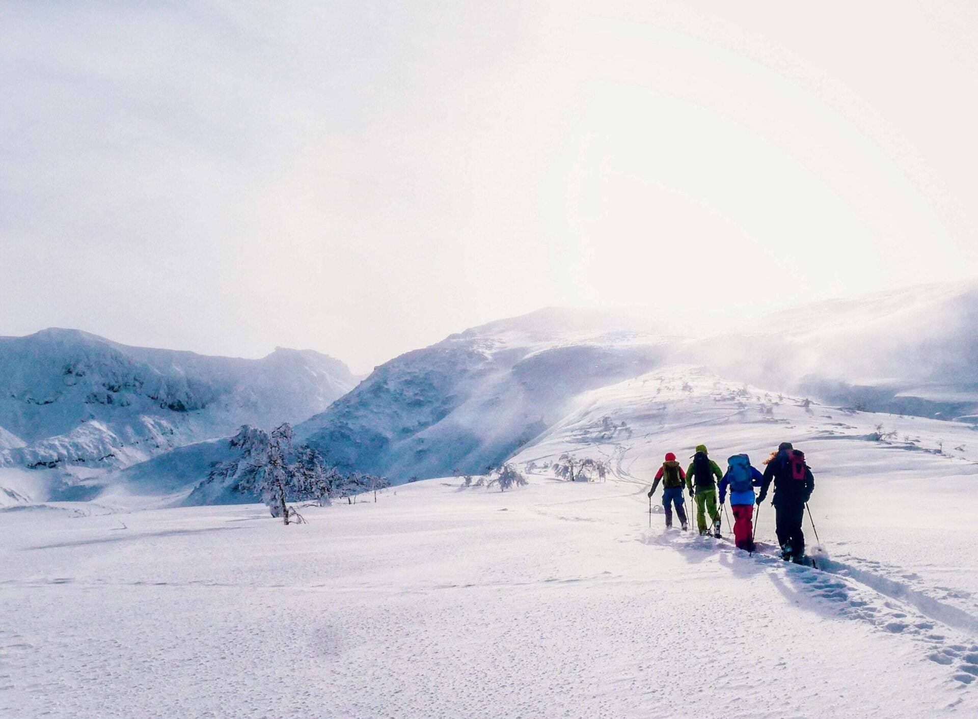 Ski touring Japan