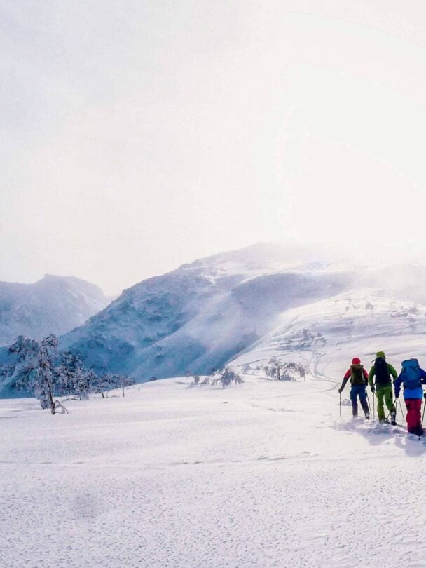 Ski touring Japan