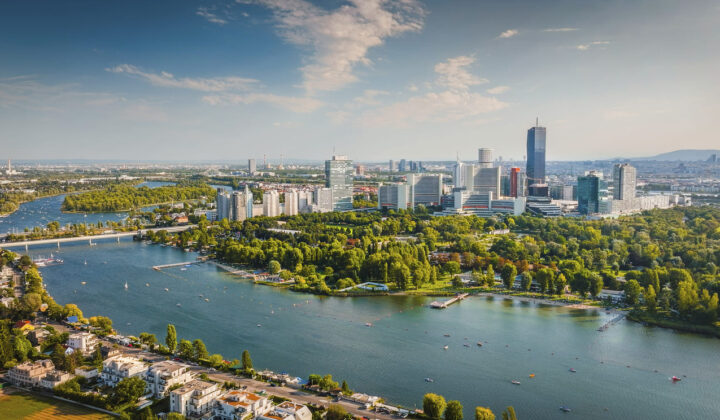 vienna aerial panorama