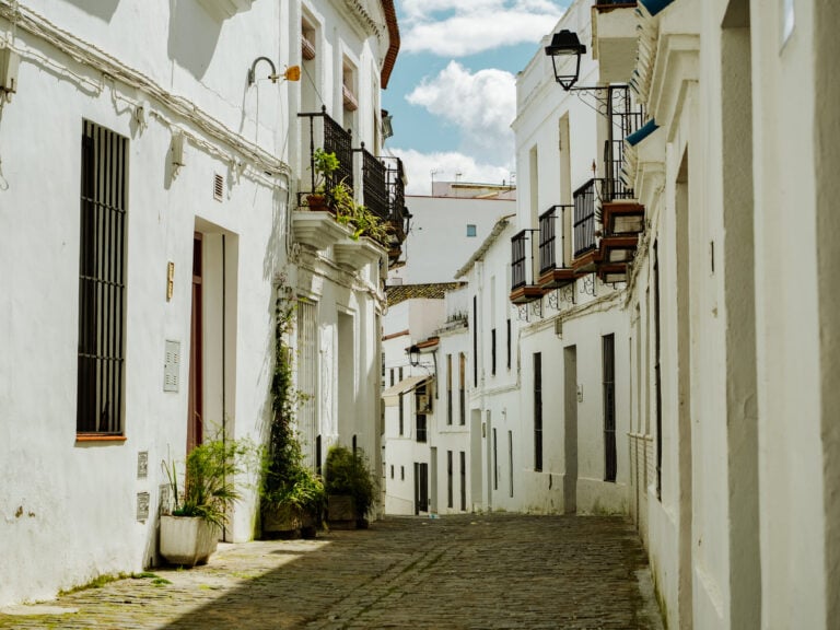 whitewashed village andalusia