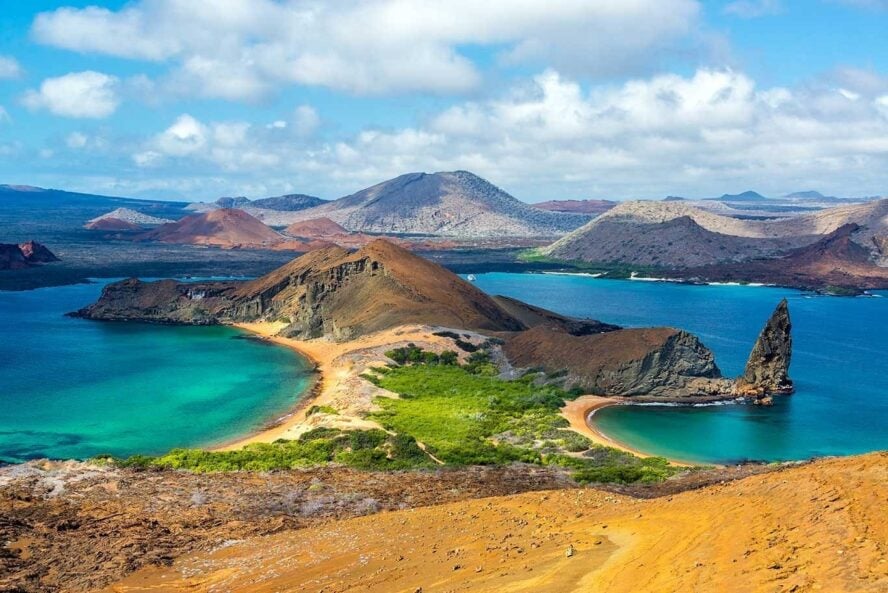 Bartolome island in Galapagos