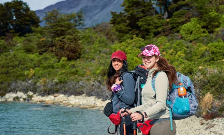 Hikers gear in Patagonia