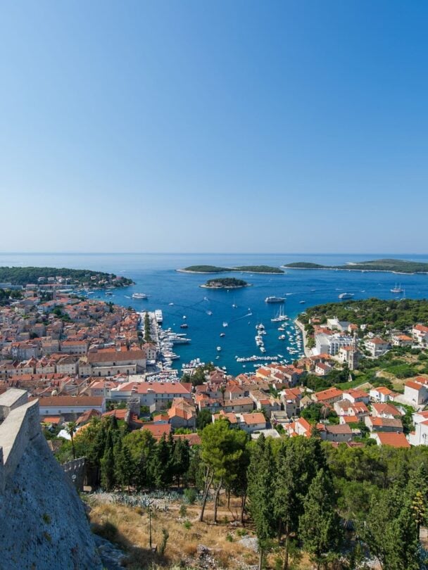 Two cyclists Croatia tour