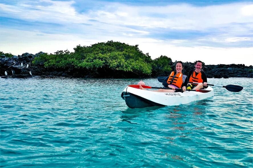 Kayaking on Galapagos