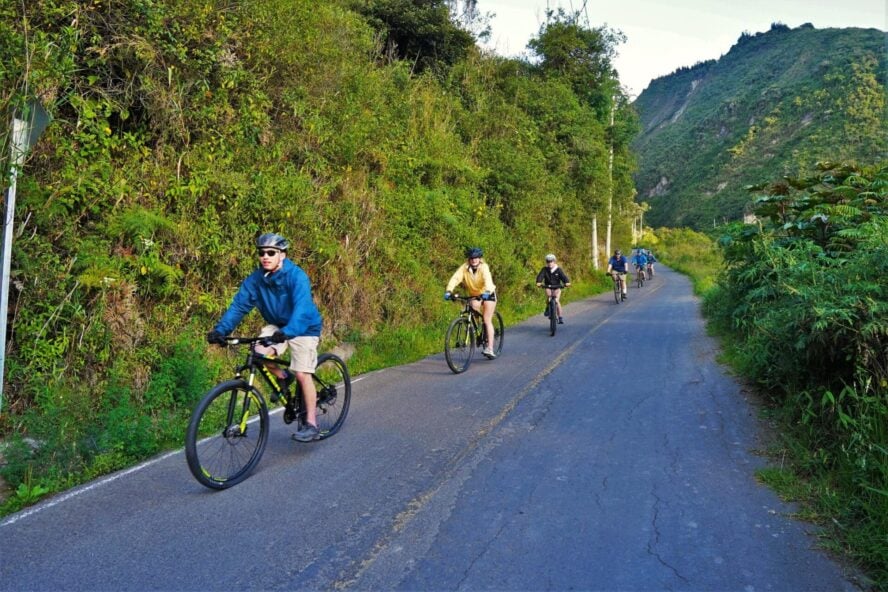 Llanganates cycling in galapagos