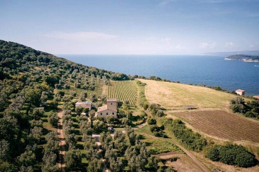 Tuscan coastal farm