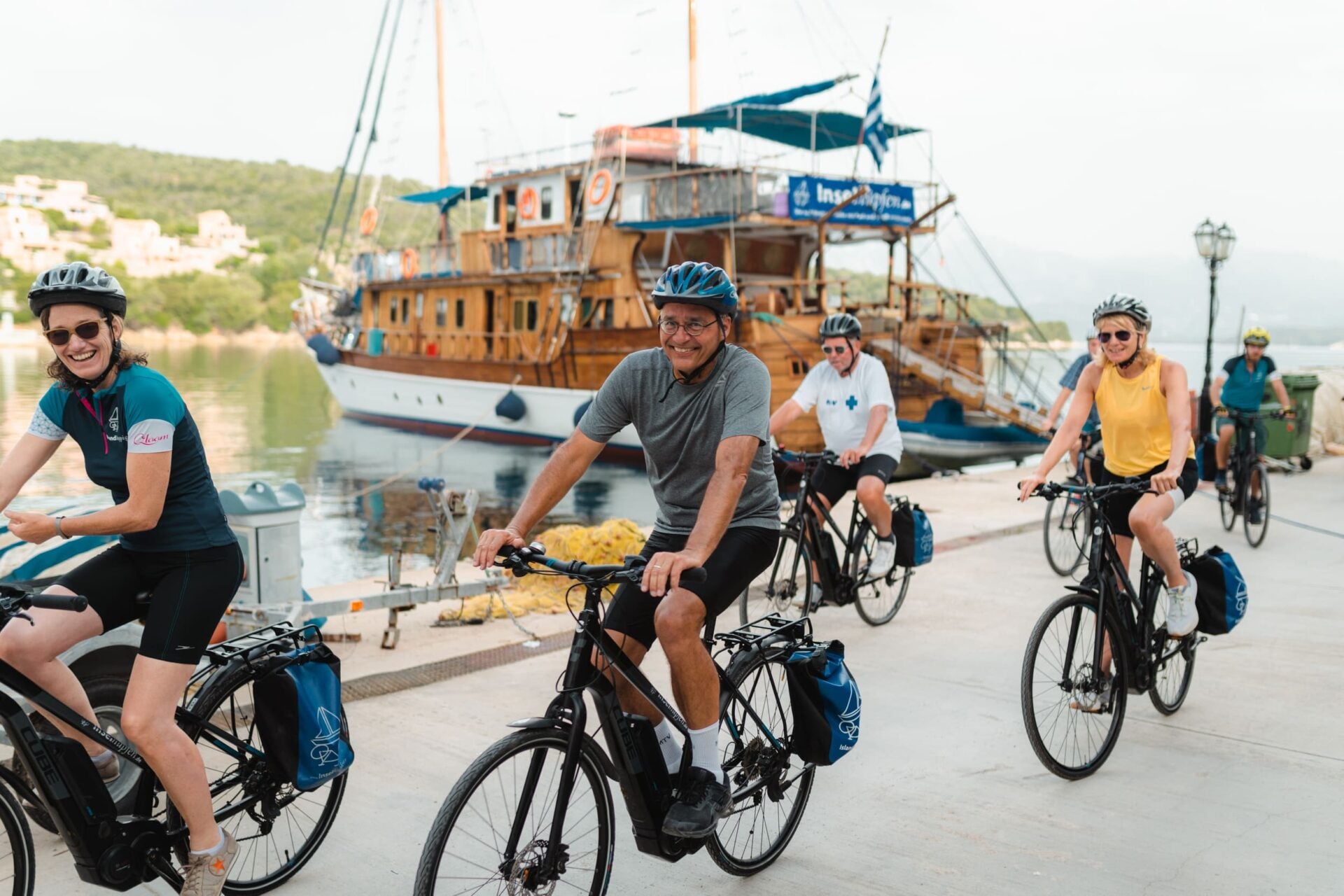 bike boat tour greece