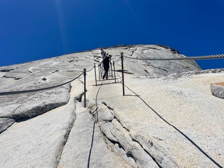 Climbing cable Half Dome