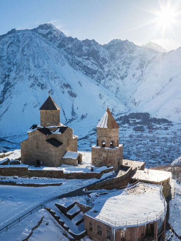 kazbegi ski touring