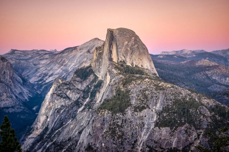 Half Dome aerial