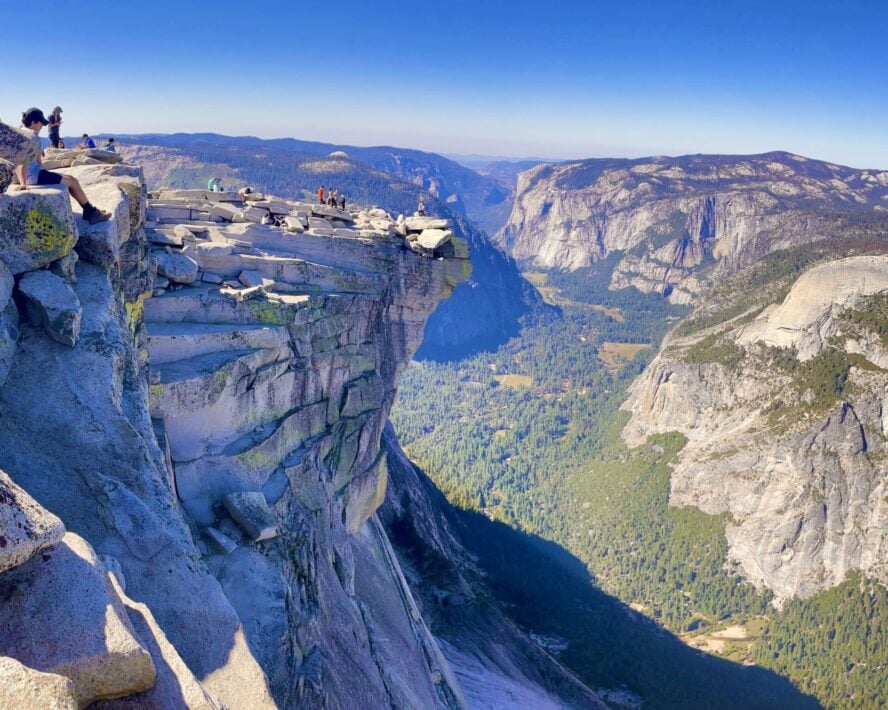 Sitting on top of the Half Dome