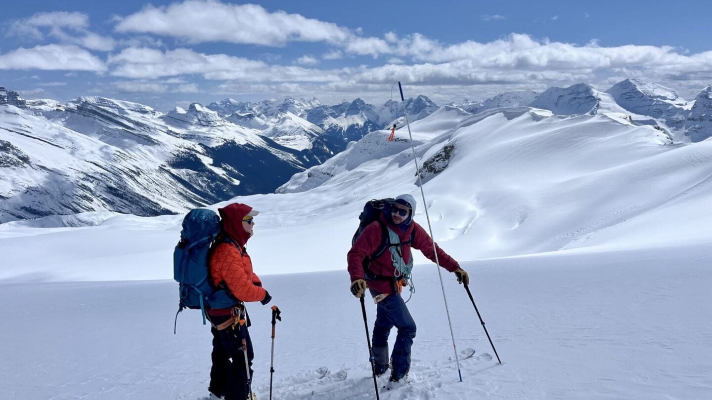 Ski touring Canadian Rockies