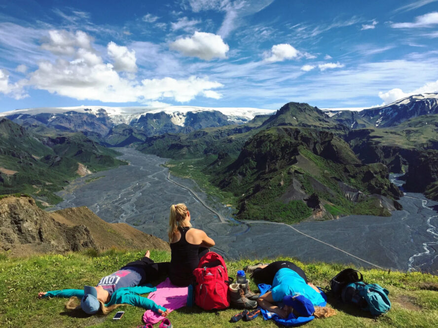 Views Laugavegur hike