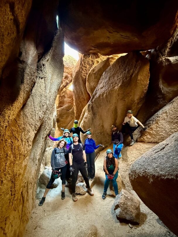 joshua tree caves corridors tour
