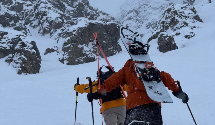 Chasing snow—flexible touring based on conditions