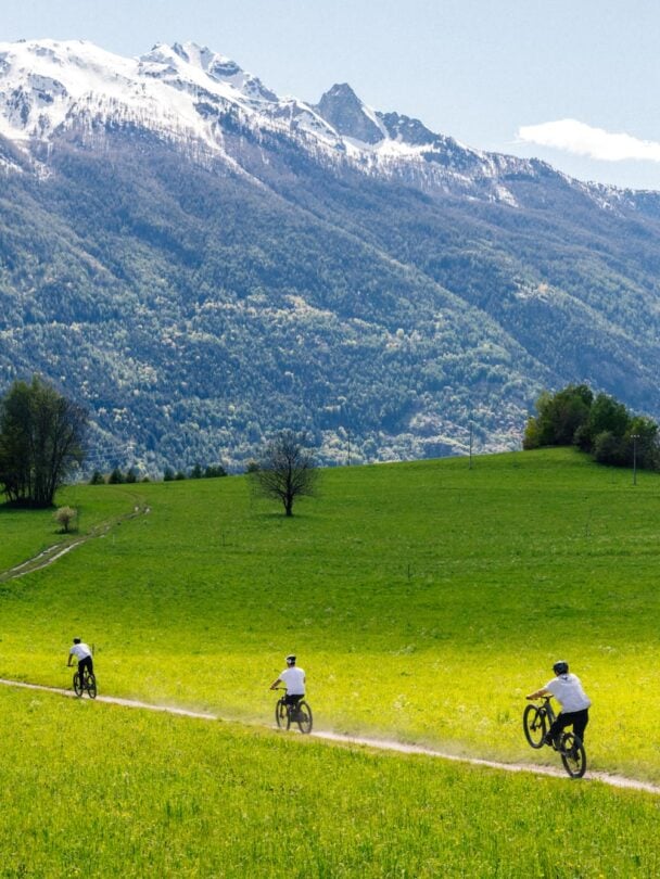 stunning views of aosta valley