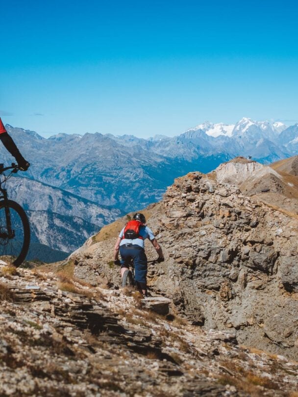 stunning views of aosta valley