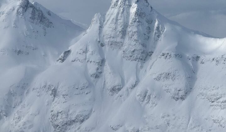 Exploring hidden terrain—steep lines or boat access