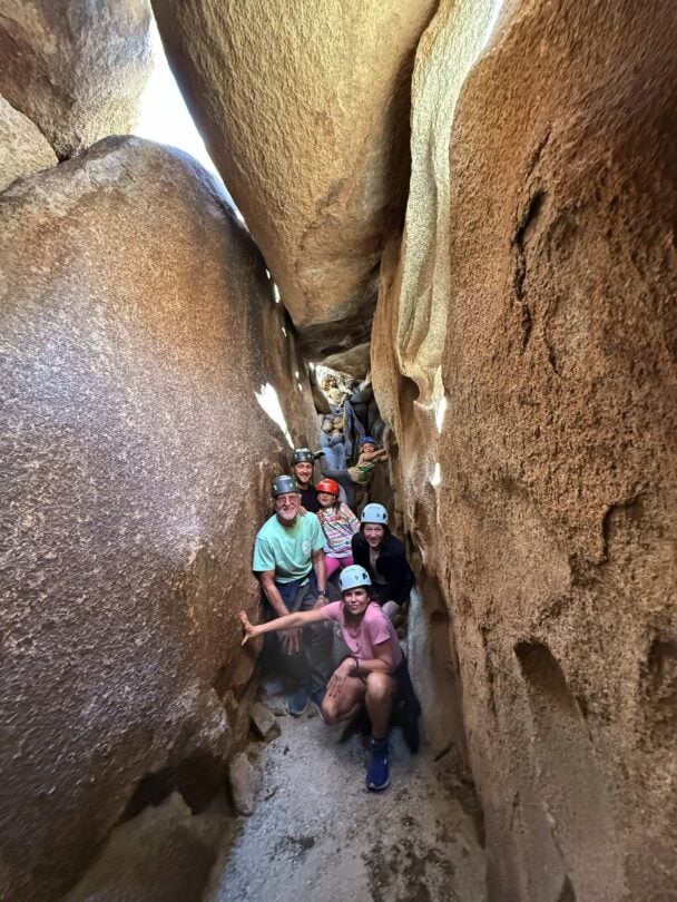 joshua tree caves corridors tour