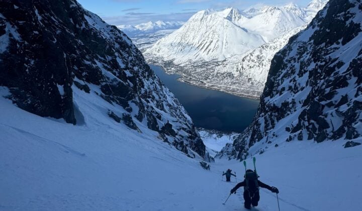 Big alpine day in Lyngen—glaciers and wild scenery