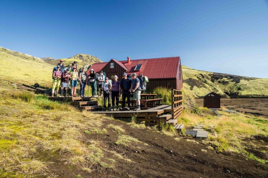 Iceland backpacking trip and hut life
