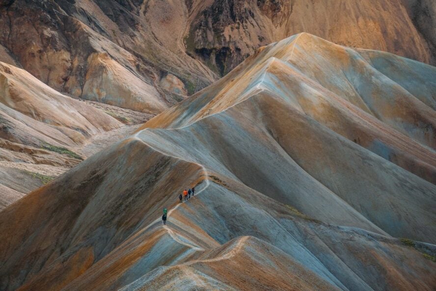 Iceland backpacking trip Landmannalaugar