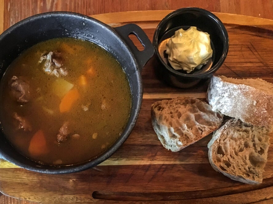 Icelandic lamb soup