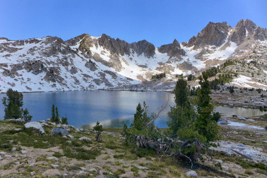 JMT trail lake